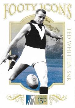 2008 Select Herald Sun AFL - Footy Icons #FI4 Ted Whitten Sr. Front